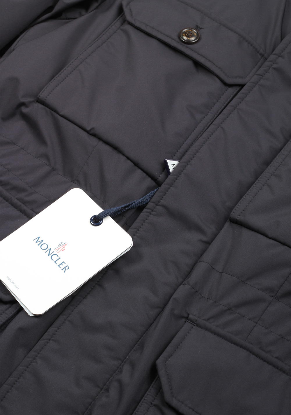 Moncler Blue Eusebe Field Jacket Coat Size 2 / M / 48 / 38 U.S. | Costume Limité
