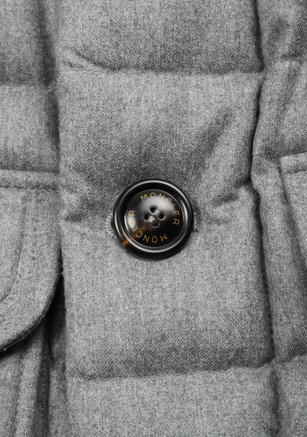Moncler Gray Rethel Quilted Down Jacket Coat Size 5 / XL / 54 / 44 U.S. | Costume Limité