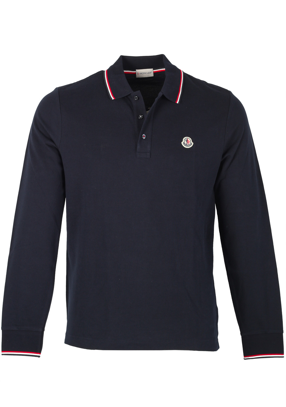 Moncler Blue Long sleeve Polo Shirt Size S / 36R U.S. | Costume Limité