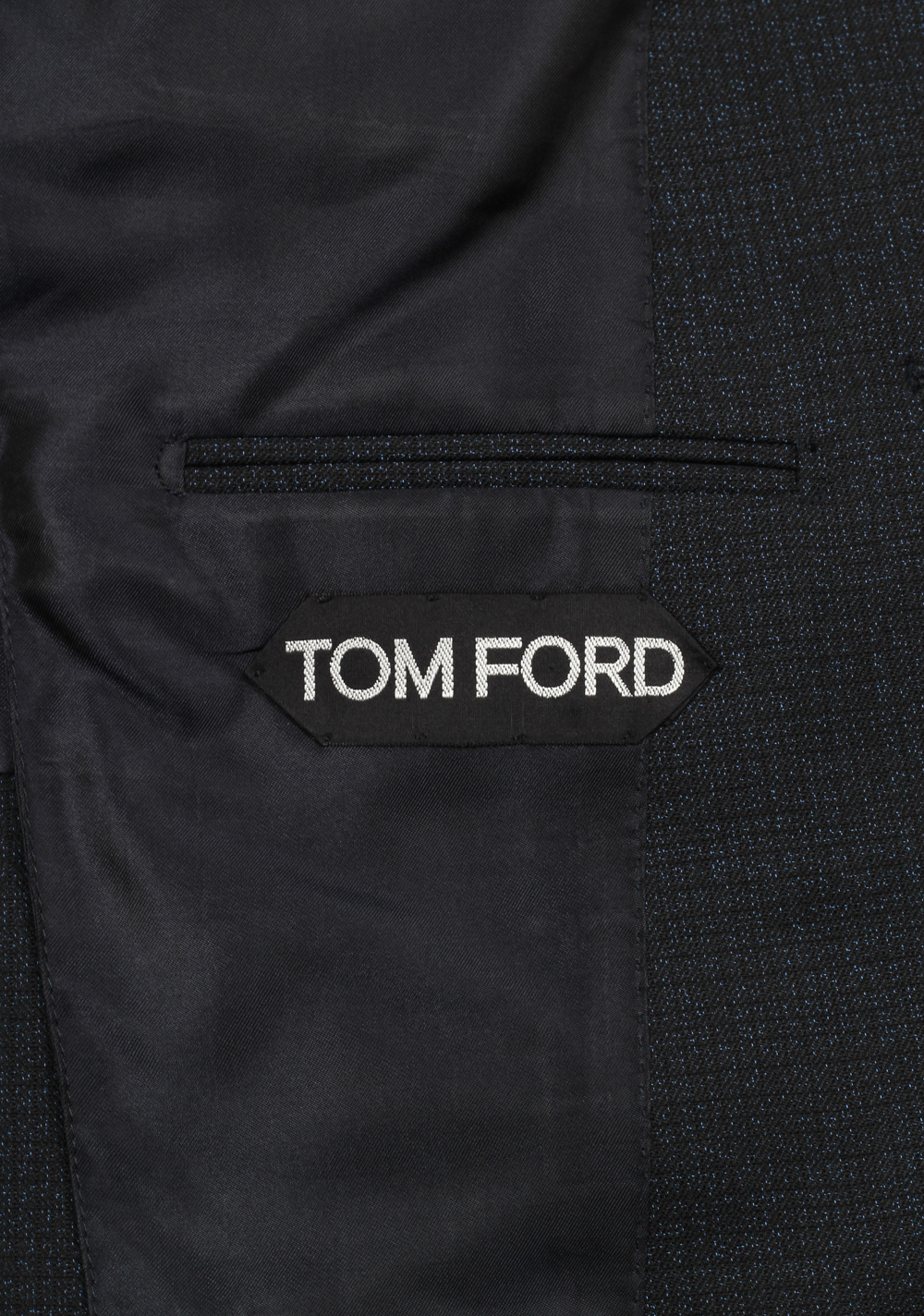 TOM FORD Spencer Navy Sport Coat Size 58 / 48R U.S. Wool Silk Fit D | Costume Limité