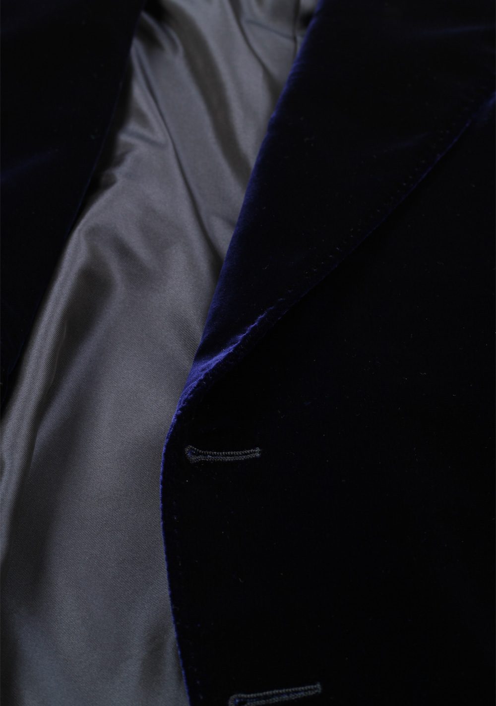 TOM FORD Shelton Blue Sport Coat Velvet Tuxedo Dinner Jacket Size 50L / 40L U.S. | Costume Limité