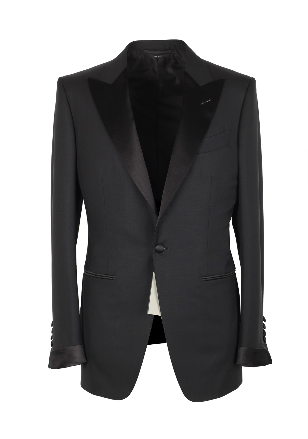 TOM FORD O’Connor Black Tuxedo Smoking Suit Size 52 / 42R U.S. Fit Y | Costume Limité