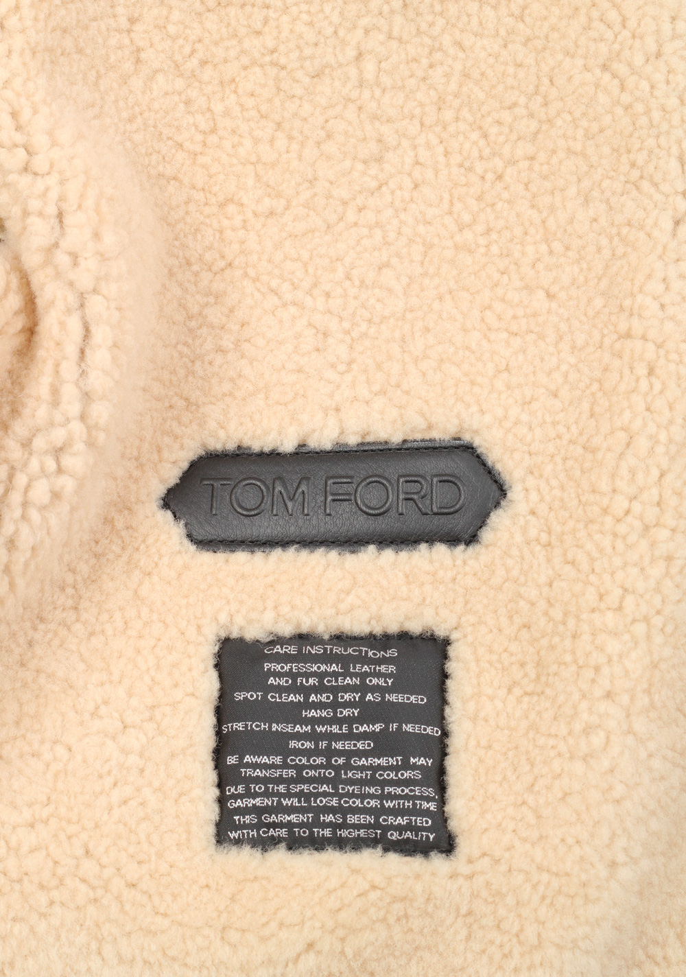 TOM FORD Denim Jacket with Shearling Lining Size 56 / 46R U.S. Outerwear | Costume Limité