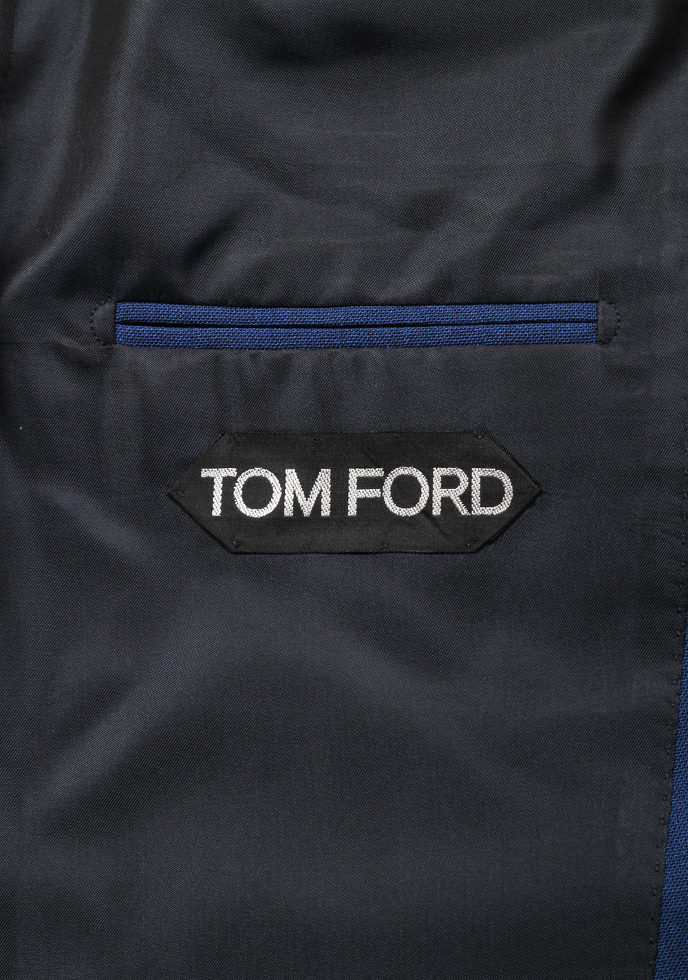 TOM FORD O’Connor Royal Blue Suit Size 56 / 46R U.S. Wool Fit Y | Costume Limité