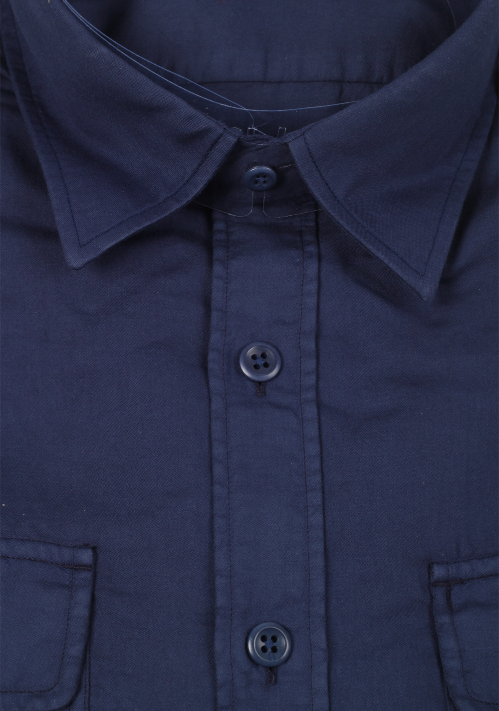 TOM FORD Solid Blue Casual Shirt Size 40 / 15,75 U.S. | Costume Limité