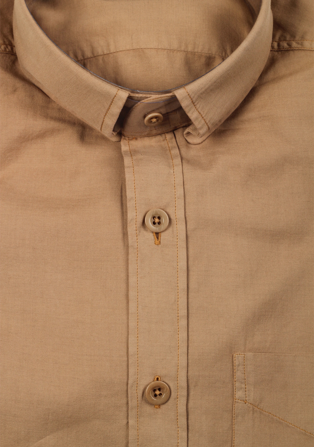 TOM FORD Solid Beige Casual Shirt Size 39 / 15,5 U.S. | Costume Limité