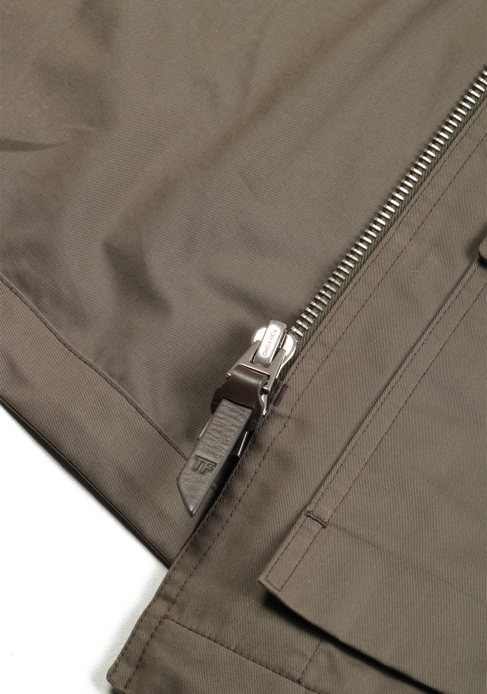 TOM FORD Grayish Beige Field Jacket Coat Size 48 / 38R U.S. Outerwear | Costume Limité