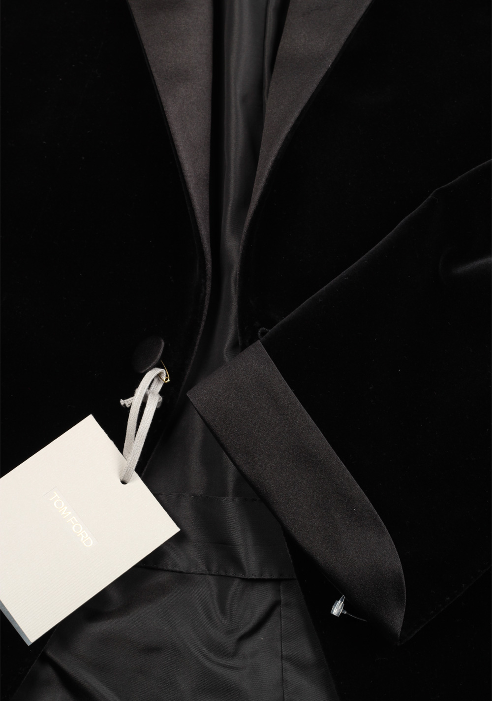 TOM FORD O’Connor Black Sport Coat Tuxedo Dinner Jacket Size 52C / 42S U.S. Fit Y | Costume Limité