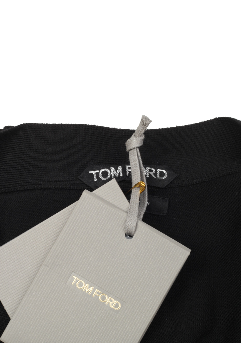 TOM FORD Black Button Cardigan Size 50 / 40R U.S. In Wool | Costume Limité