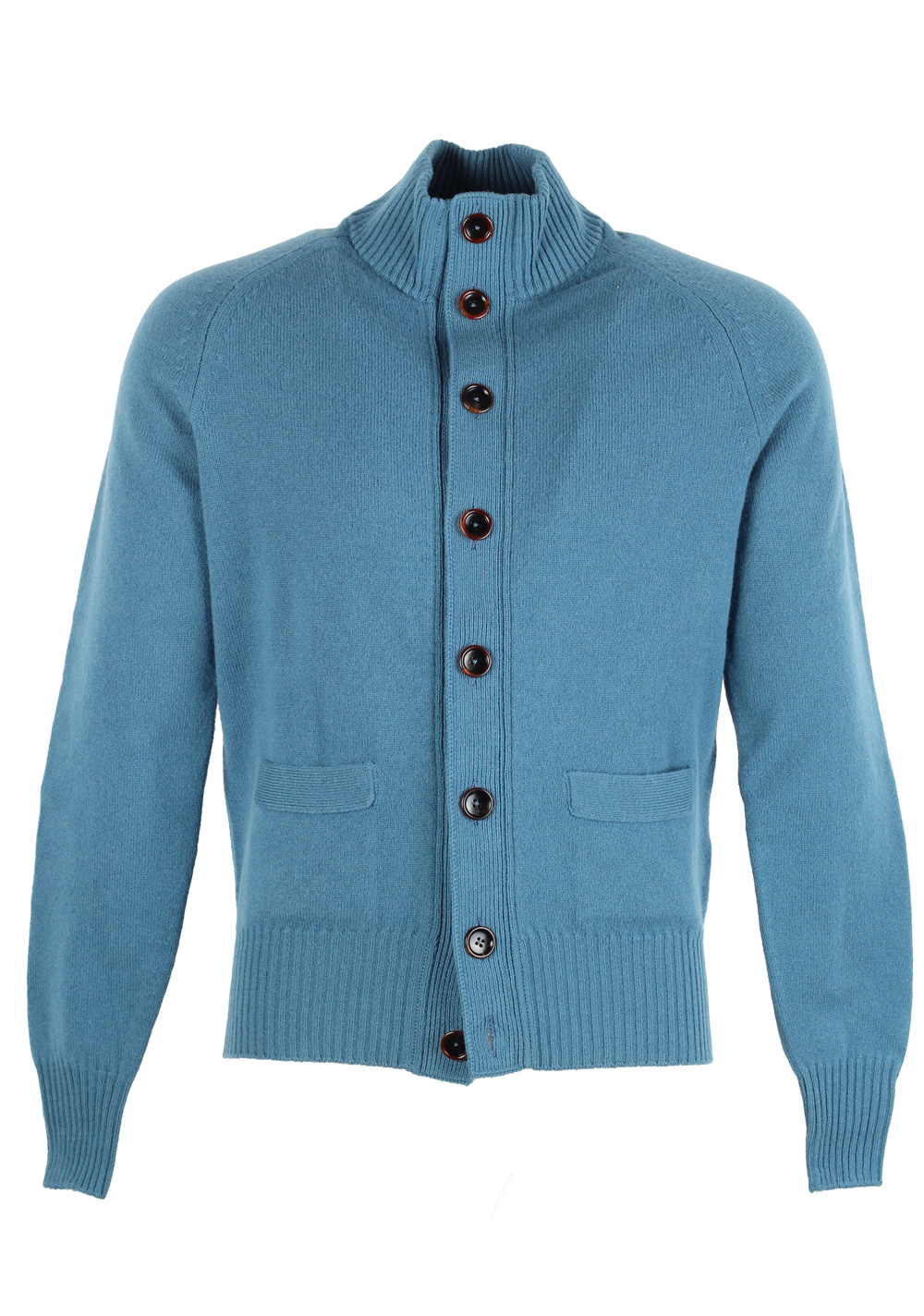 TOM FORD Teal Cardigan Size 50 / 40R U.S. In Wool | Costume Limité