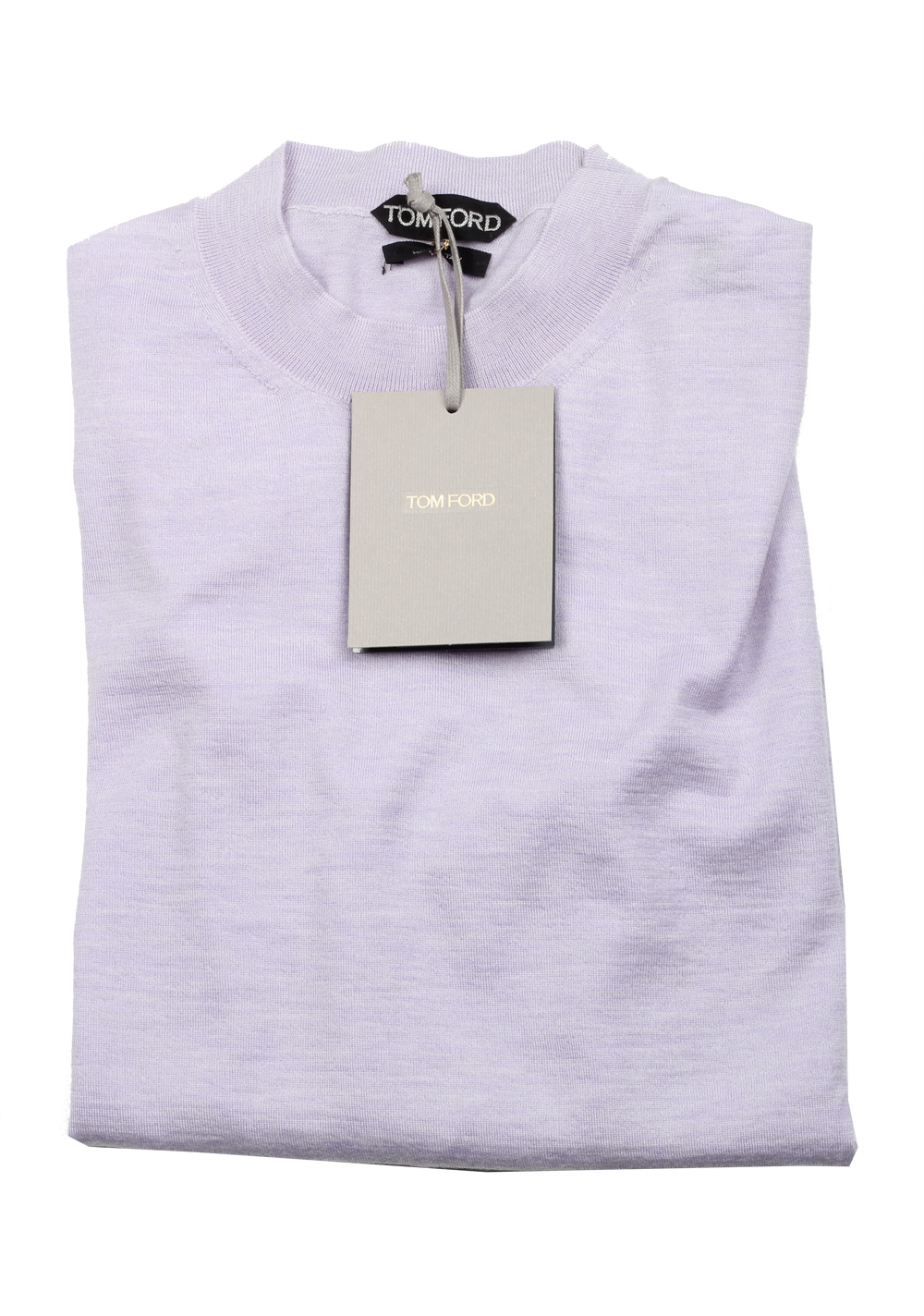 TOM FORD Lilac Crew Neck Sweater Size 48 / 38R U.S. In Cashmere | Costume Limité