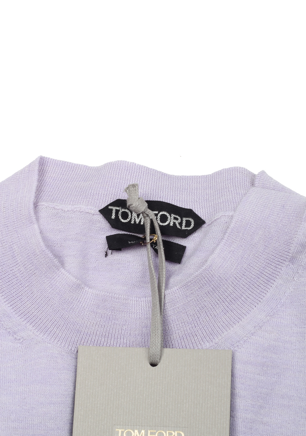 TOM FORD Lilac Crew Neck Sweater Size 48 / 38R U.S. In Cashmere | Costume Limité