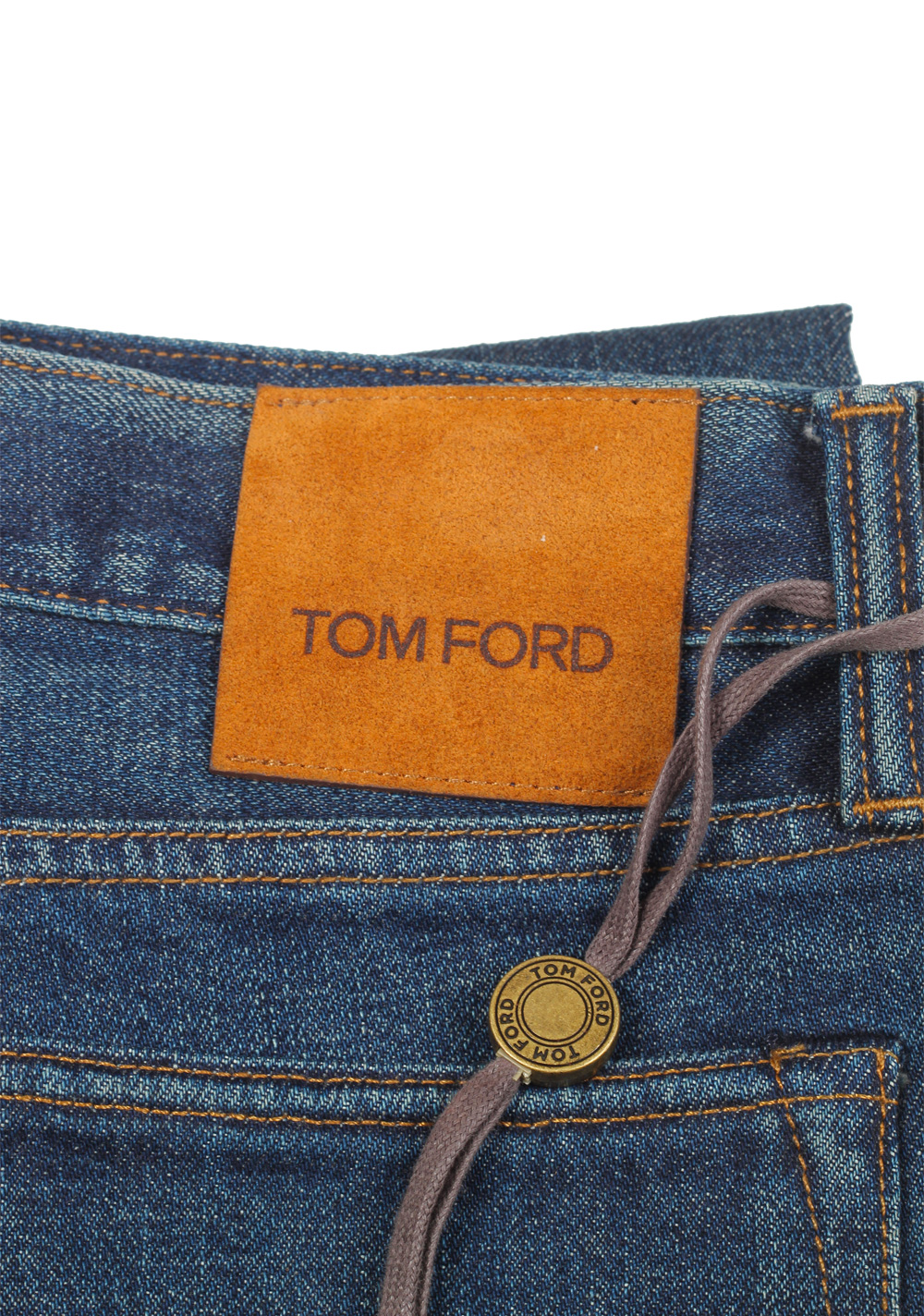TOM FORD Blue Slim Fit Jeans TFD001 Size 56 / 40 U.S. | Costume Limité