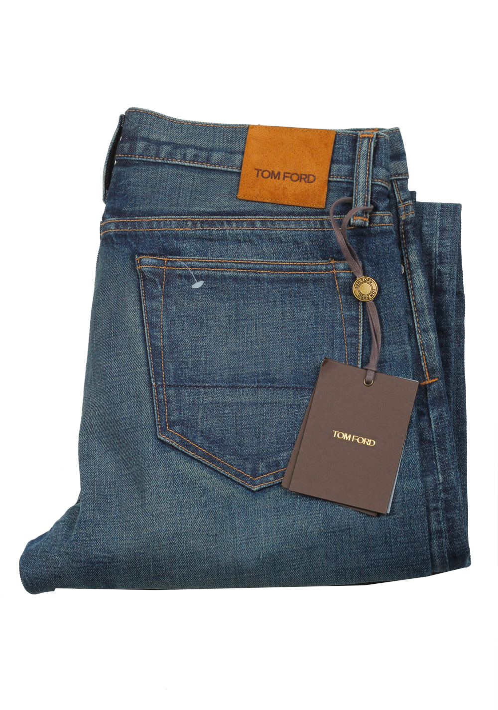 TOM FORD Blue Slim Fit Jeans TFD001 Size 50 / 34 U.S. | Costume Limité