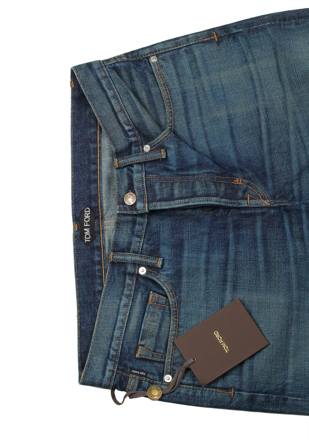 TOM FORD Blue Slim Fit Jeans TFD001 Size 50 / 34 U.S. | Costume Limité