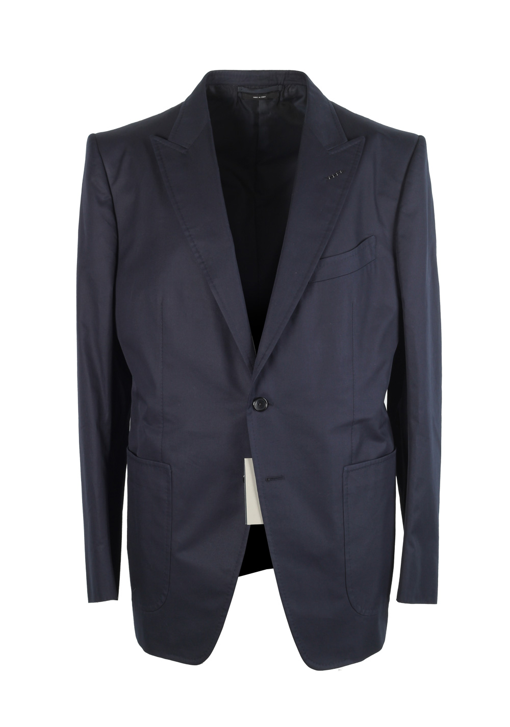 TOM FORD O’Connor Blue Suit Size 54 / 44R U.S. Cotton Fit Y | Costume Limité