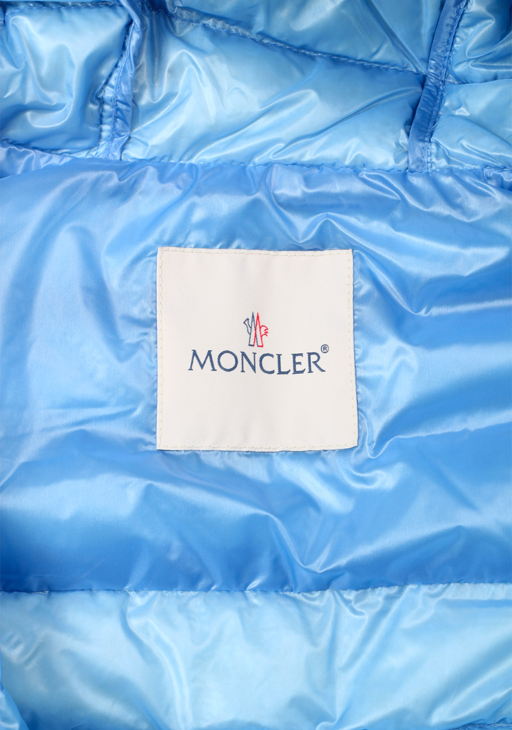 Moncler Blue Gien Hooded Shell Gilet Vest Size 3 / M / 50 / 40 U.S. | Costume Limité