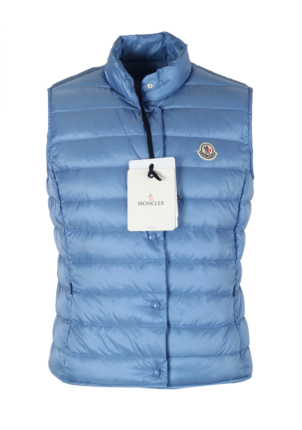 Moncler Blue Liane Shell Gilet Vest Size 3 / M / 50 / 40 U.S. | Costume Limité