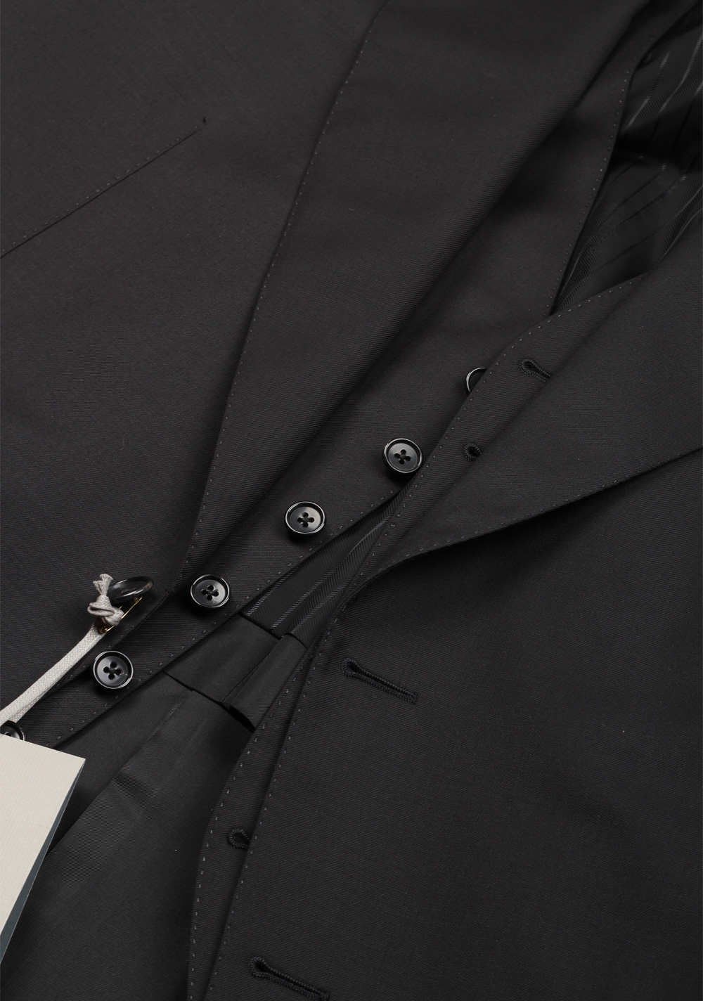 TOM FORD Windsor Black 3 Piece Suit Size 56L / 46L U.S. Wool Fit A | Costume Limité