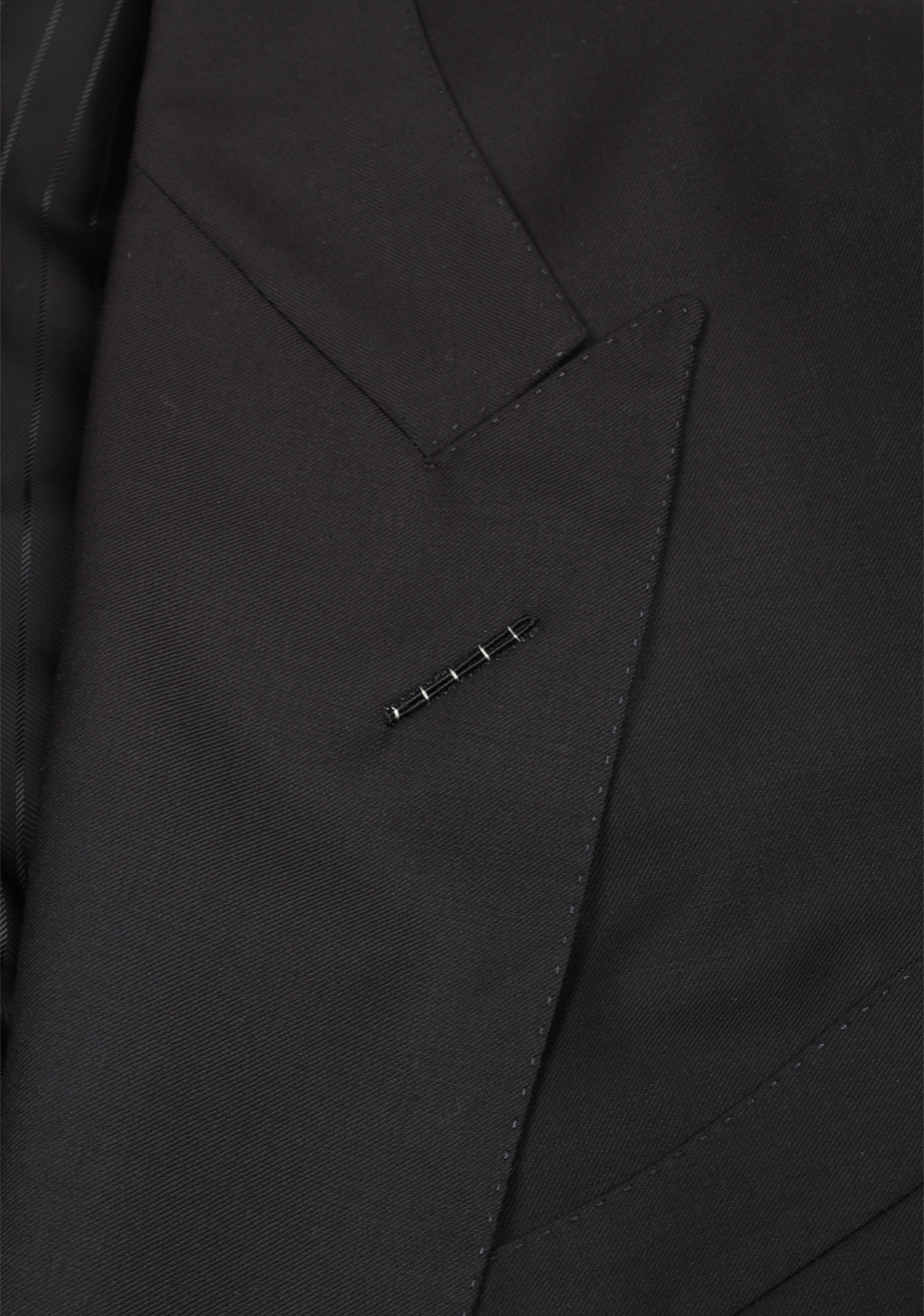 TOM FORD Windsor Black 3 Piece Suit Size 56L / 46L U.S. Wool Fit A | Costume Limité