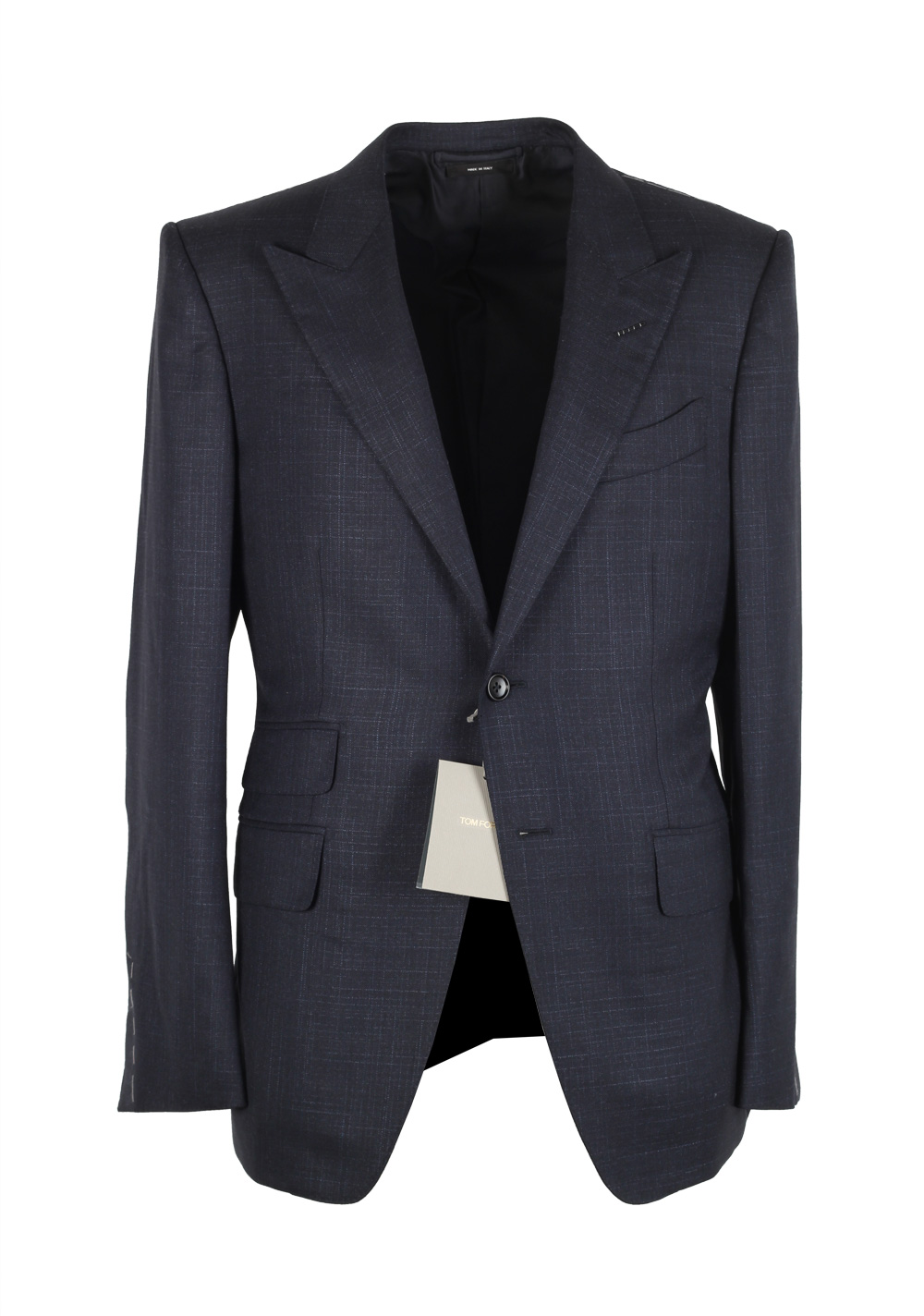 TOM FORD O’Connor Blue Suit Size 48C / 38S U.S. Wool Silk Fit Y ...