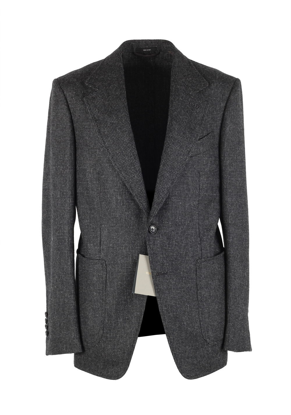 TOM FORD Shelton Gray Sport Coat Size 48 / 38R U.S. In Wool | Costume Limité
