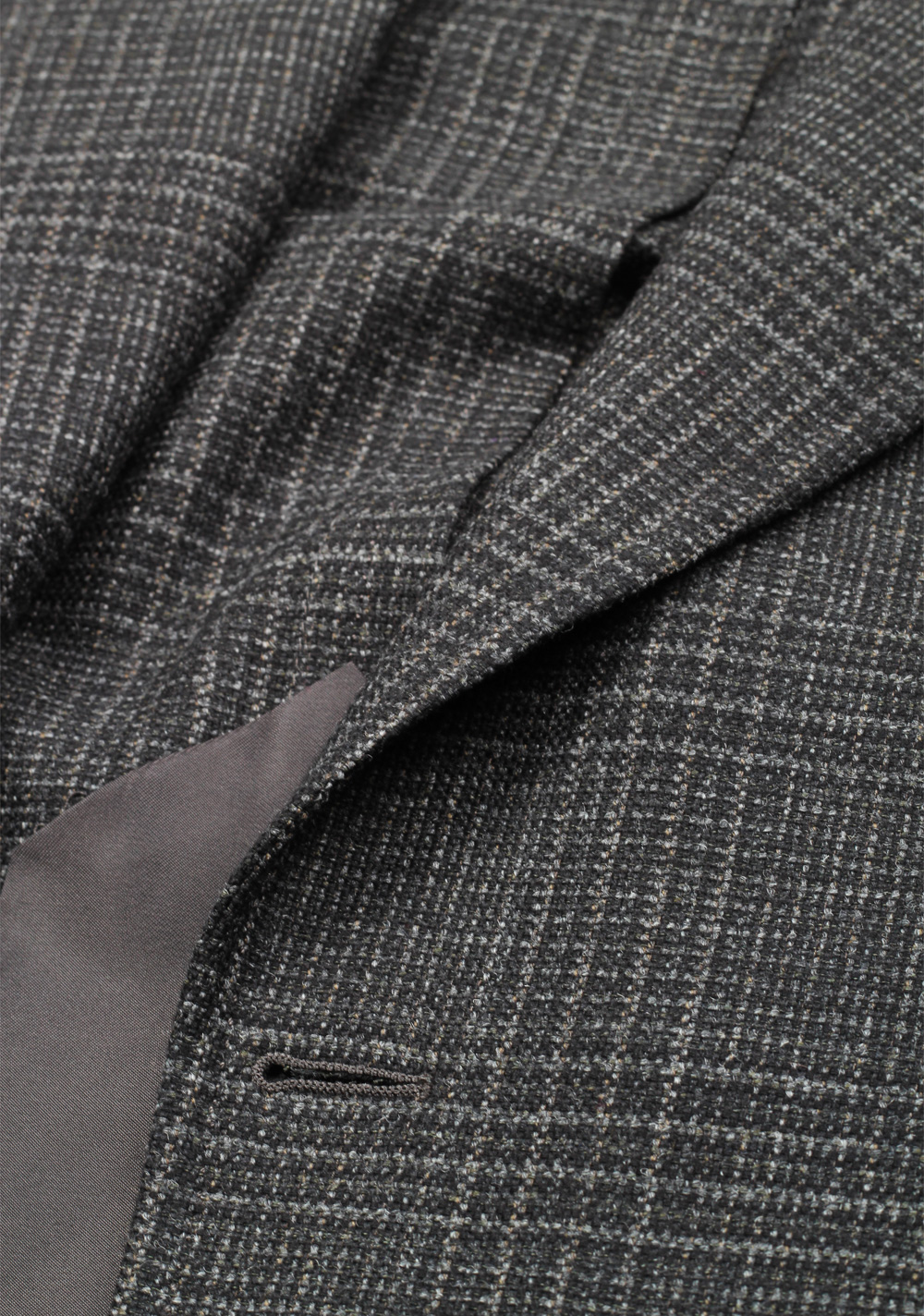 TOM FORD Shelton Checked Gray Sport Coat Size 48 / 38R U.S. In Wool Alpaca Cashmere | Costume Limité