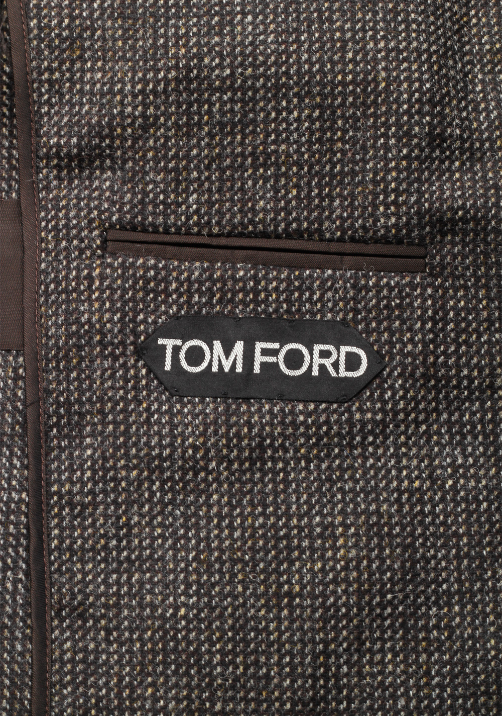 TOM FORD Shelton Brownish Gray Sport Coat Size 48 / 38R U.S. In Wool | Costume Limité