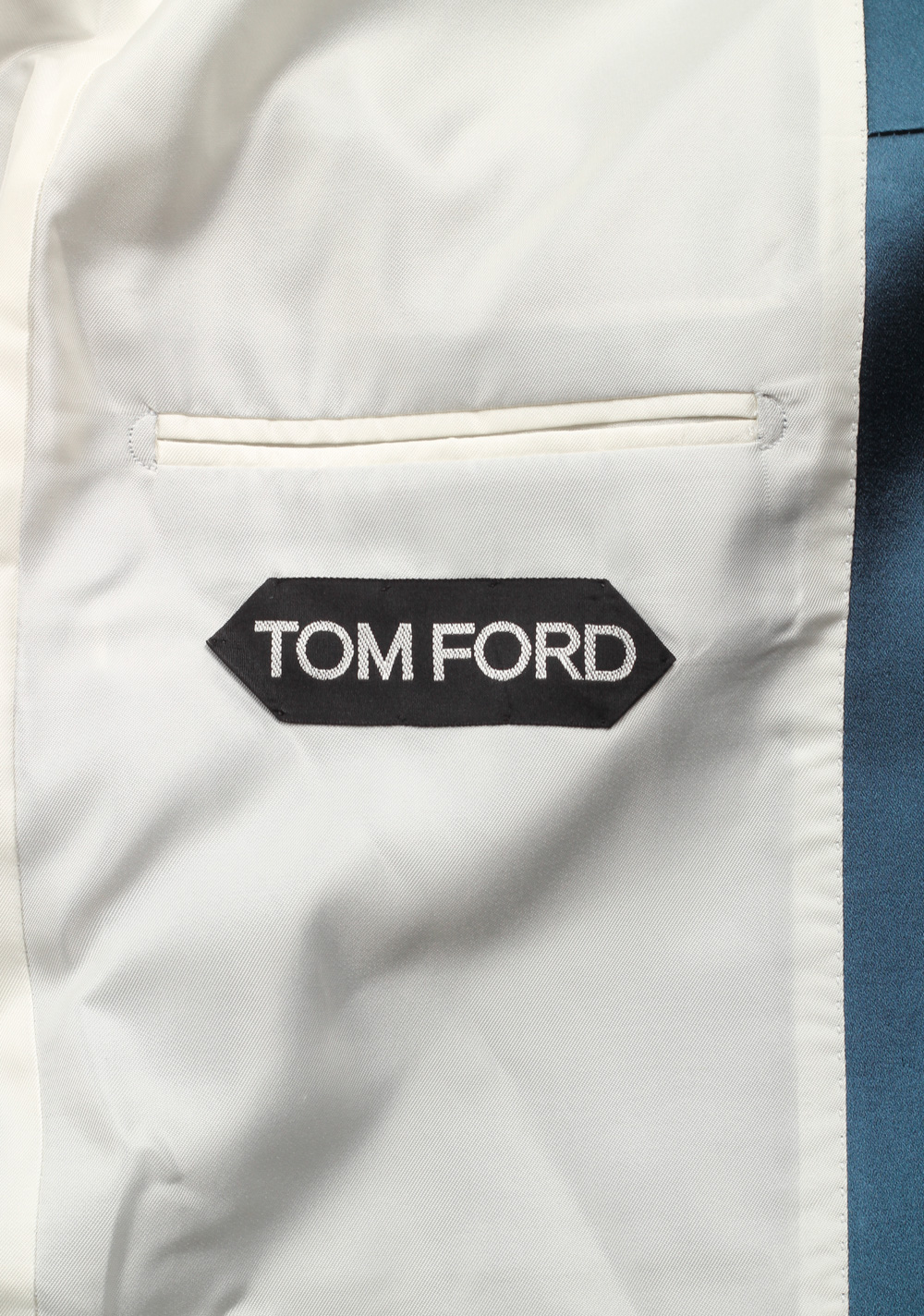 TOM FORD Shelton Shawl Collar Velvet Teal Sport Coat Tuxedo Dinner Jacket Size Size 50 / 40R U.S. | Costume Limité