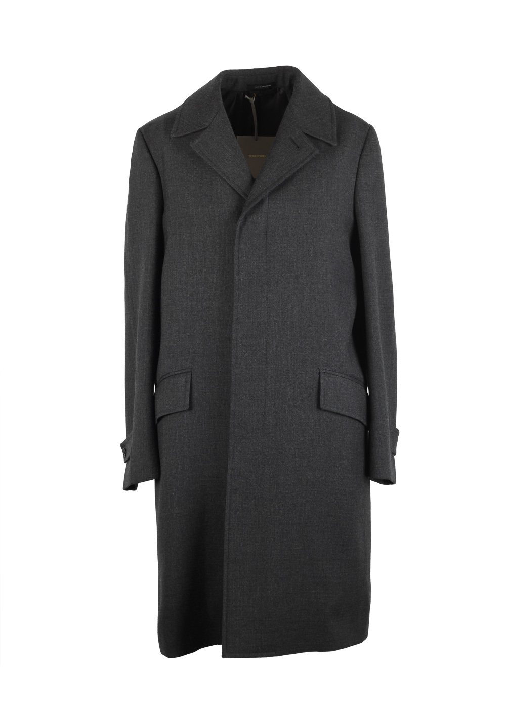 TOM FORD Gray Over Coat Size 48 / 38R U.S. Outerwear | Costume Limité