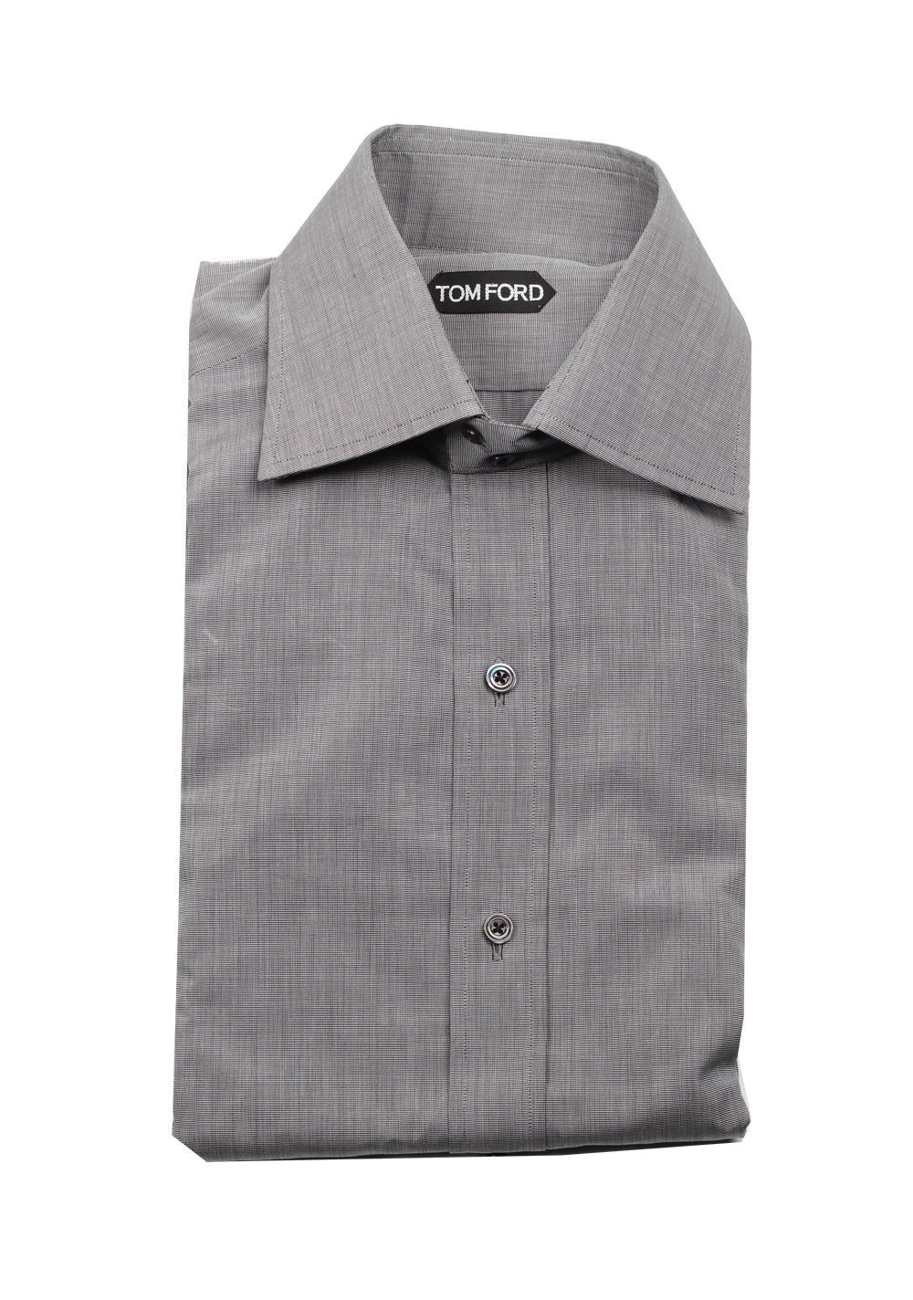 TOM FORD Gray Dress Shirt Size 44 / 17.5 U.S. | Costume Limité