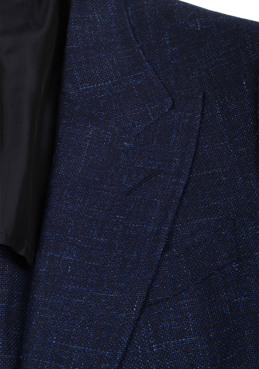 TOM FORD Shelton Blue Sport Coat Size 50 / 40R U.S. Wool Silk Linen | Costume Limité