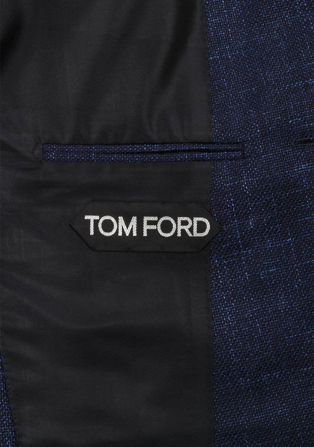 TOM FORD Shelton Blue Sport Coat Size 50 / 40R U.S. Wool Silk Linen | Costume Limité