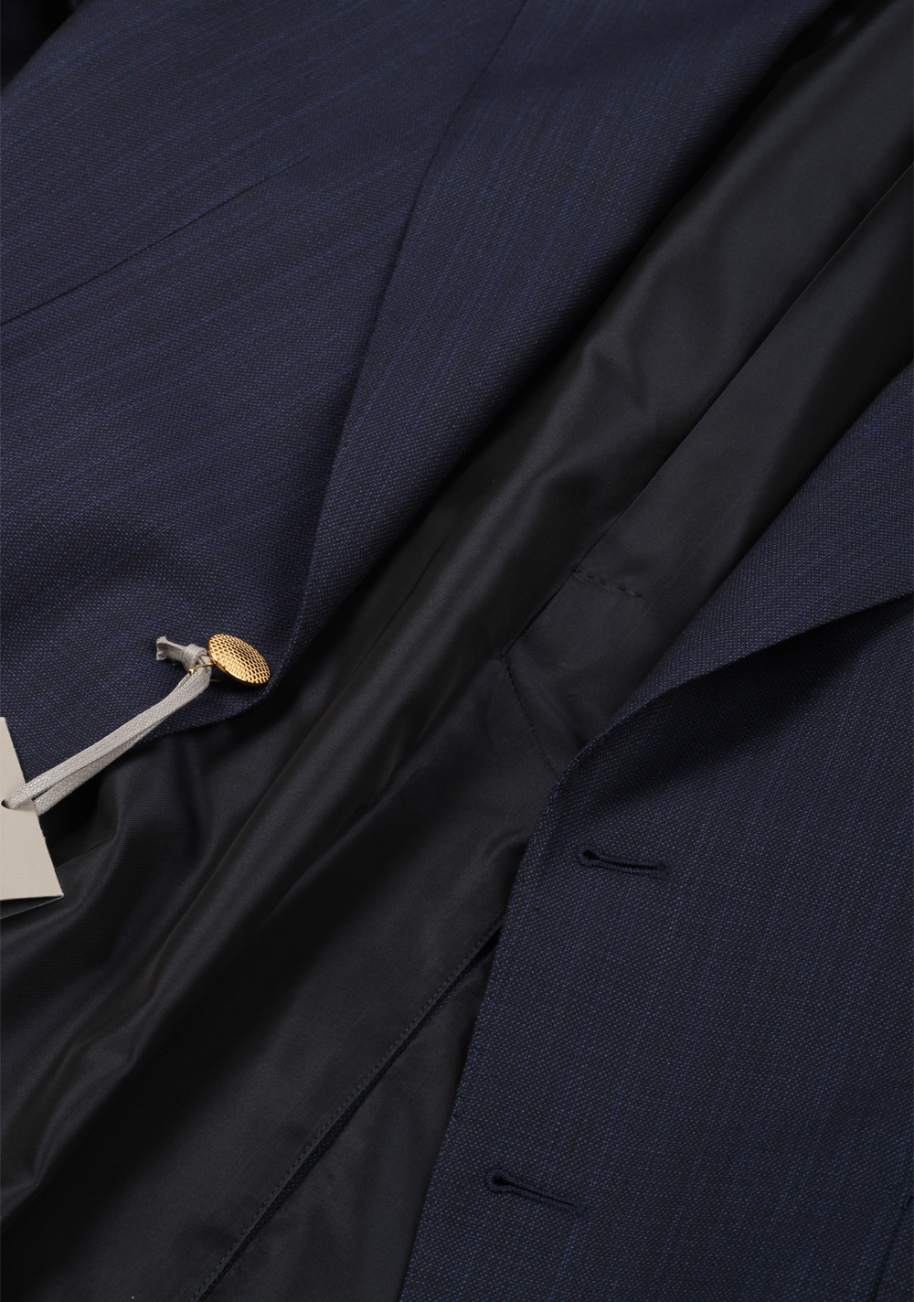 TOM FORD Shelton Blue Gold Buttons Sport Coat Size 50 / 40R U.S. Wool | Costume Limité