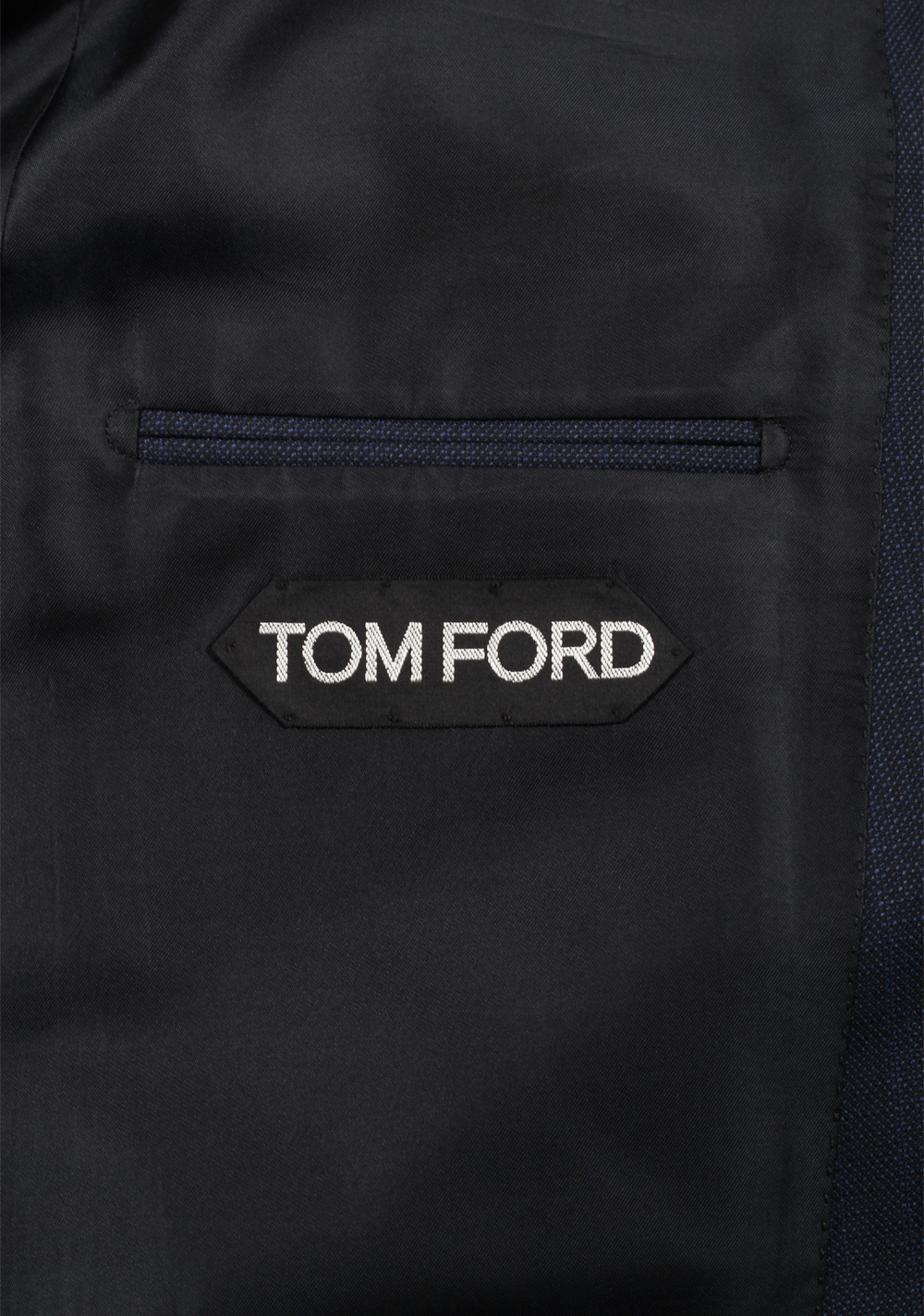 TOM FORD Shelton Blue Gold Buttons Sport Coat Size 54 / 44R U.S. Wool | Costume Limité