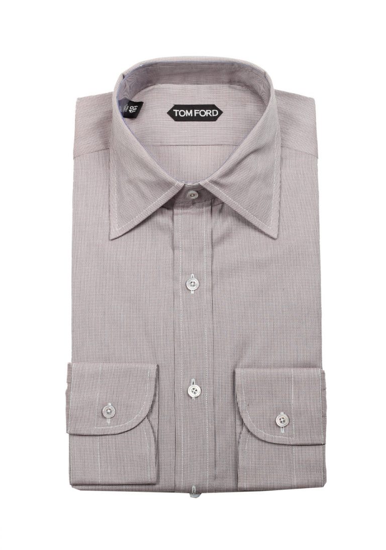 TOM FORD Gray Dress Shirt Size 40 / 15,75 U.S. - thumbnail | Costume Limité