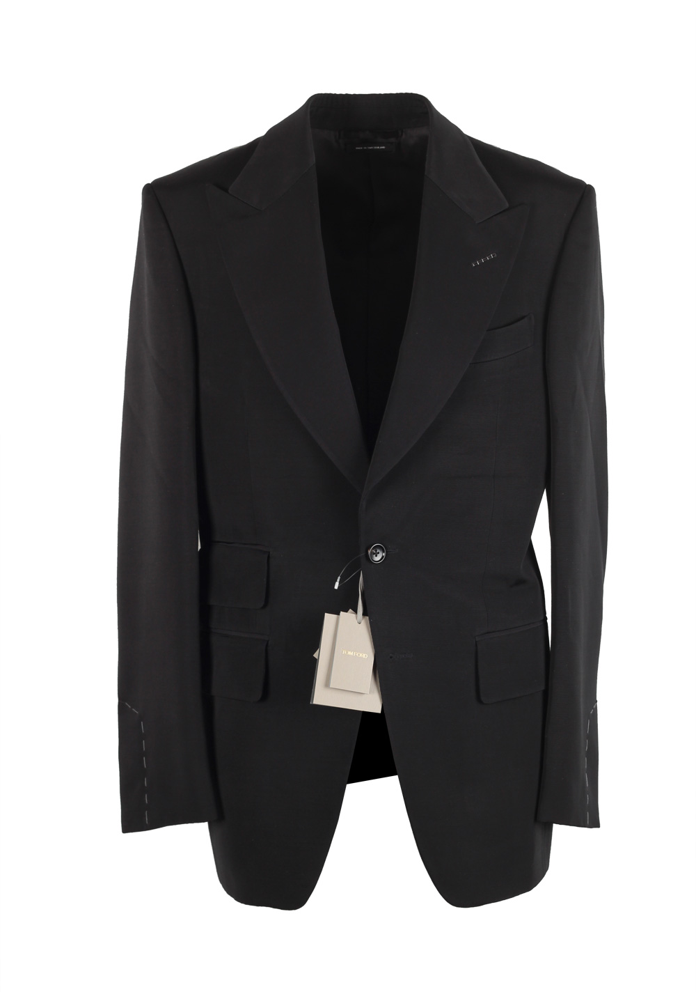 TOM FORD Basic Double Black Suit | Costume Limité