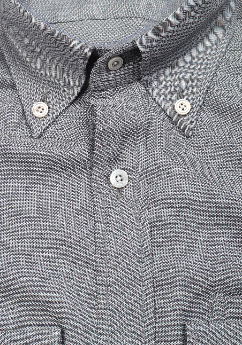 TOM FORD Solid Gray Shirt Size 40 / 15,75 U.S. | Costume Limité
