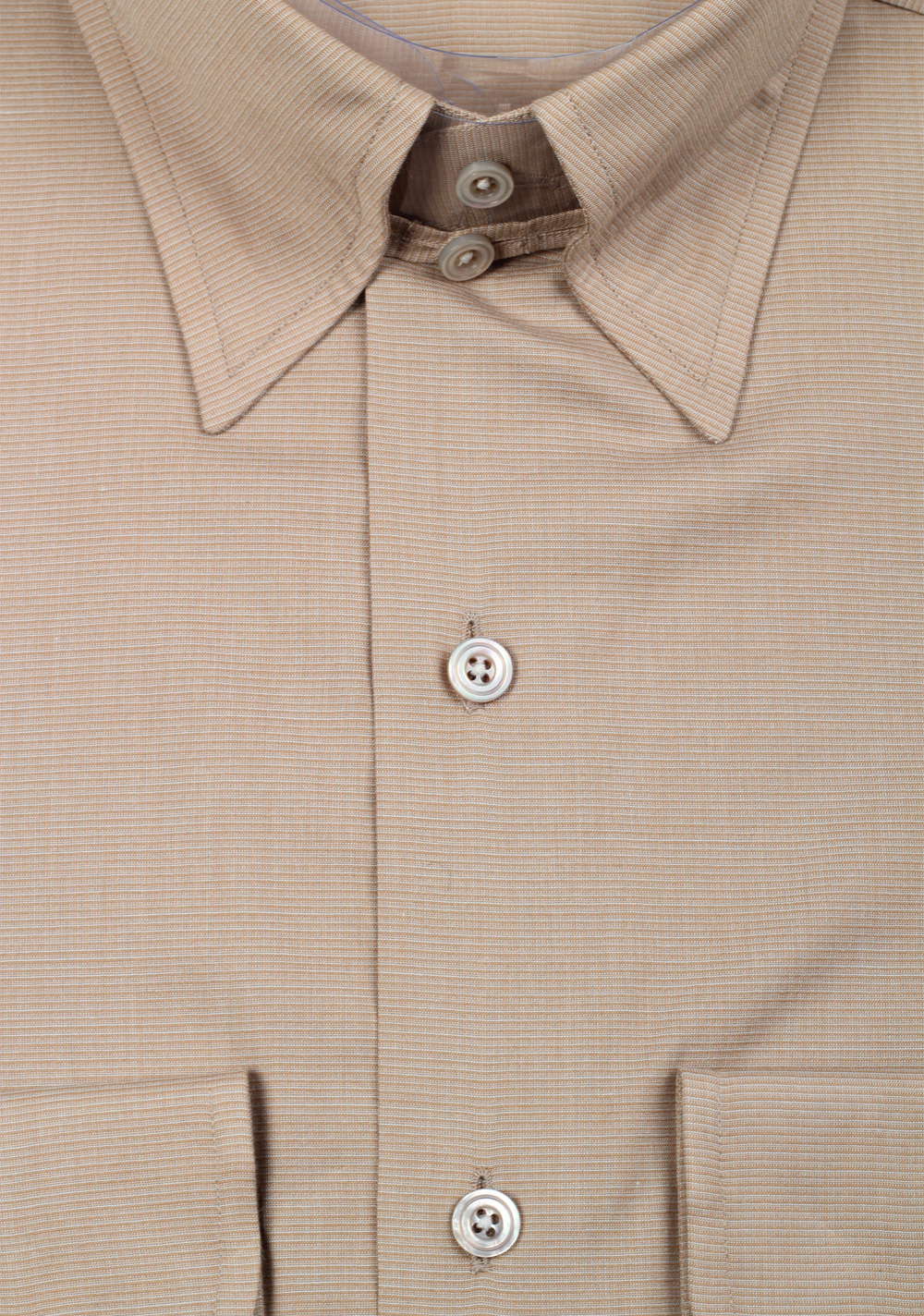TOM FORD Grayish Beige High Collar Dress Shirt Size 40 / 15,75 U.S. | Costume Limité