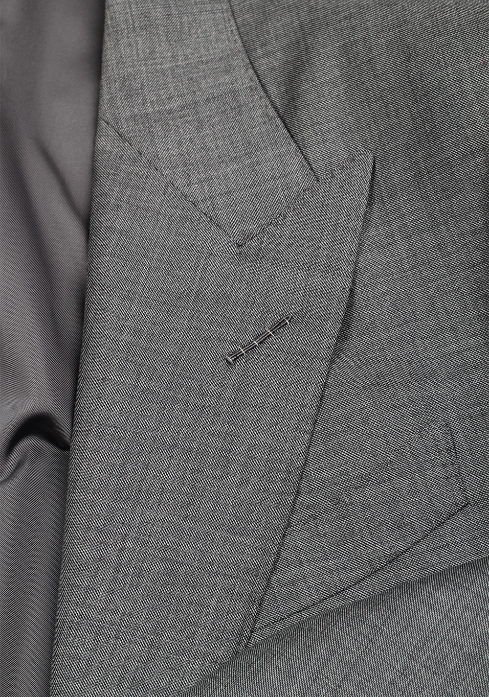 TOM FORD Windsor Solid Gray Suit Size 52 / 42R U.S. Wool Fit A | Costume Limité