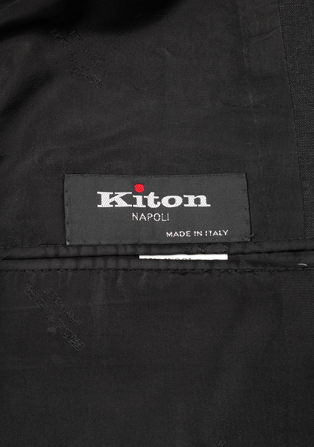 Kiton Solid Charcoal Suit Size 54 / 44R U.S. In Wool Silk | Costume Limité