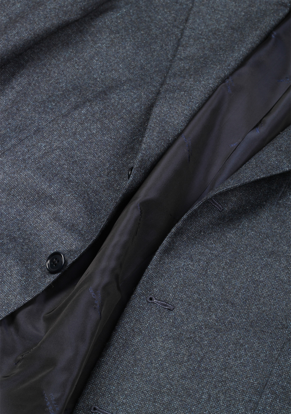 Kiton Blue Sport Coat Size 52 / 42R U.S. In Cashmere Silk | Costume Limité