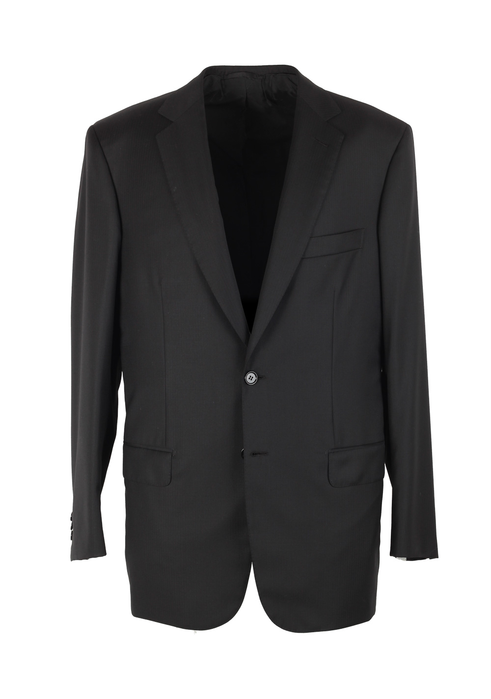 Brioni Colosseo Charcoal Suit Size 50 / 40R U.S. In Wool Super 150s | Costume Limité