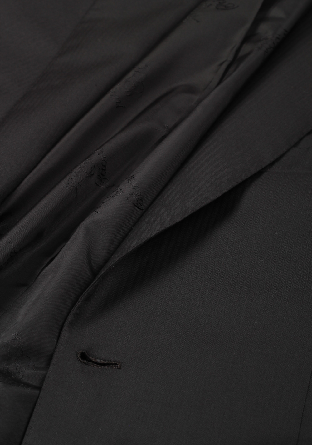 Brioni Colosseo Charcoal Suit Size 50 / 40R U.S. In Wool Super 150s | Costume Limité
