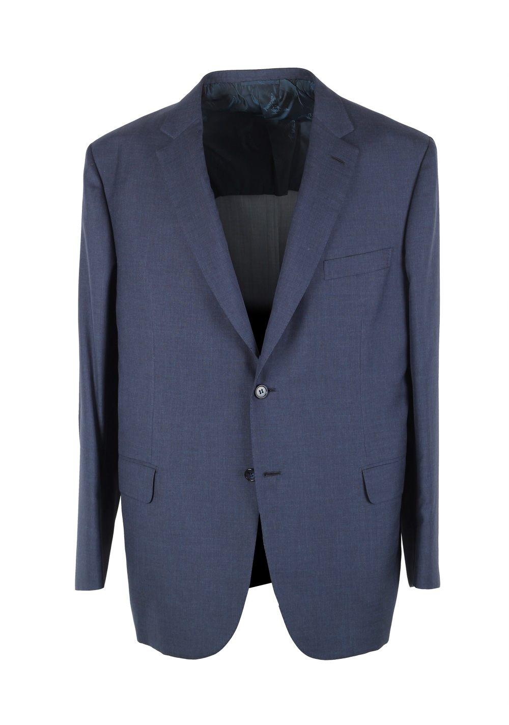 Brioni Brunico Blue Sport Coat Size 56 / 46R U.S. In Wool Silk | Costume Limité