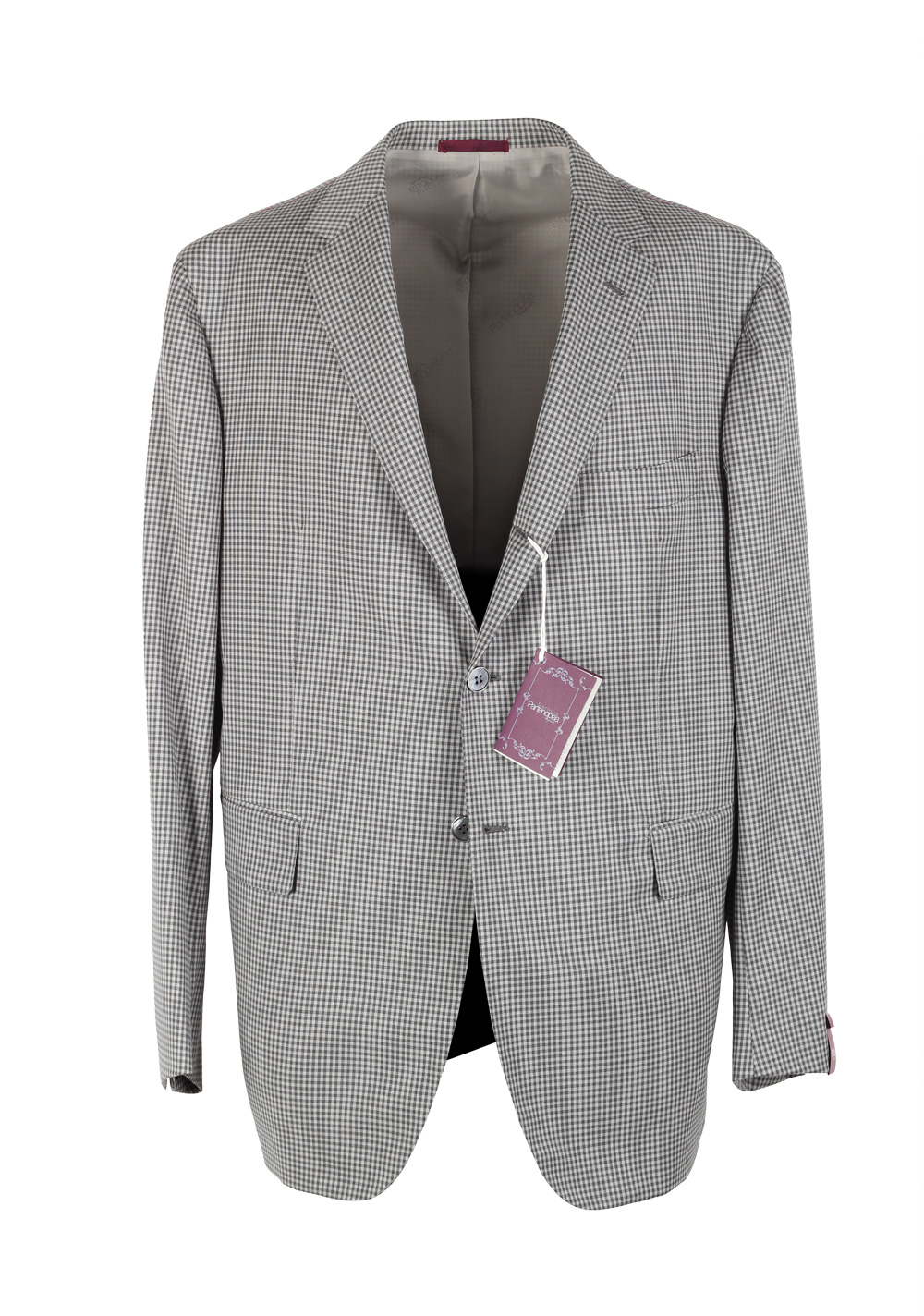 Sartoria Partenopea Gray Sport Coat Size 58 / 48R U.S. In Wool | Costume Limité