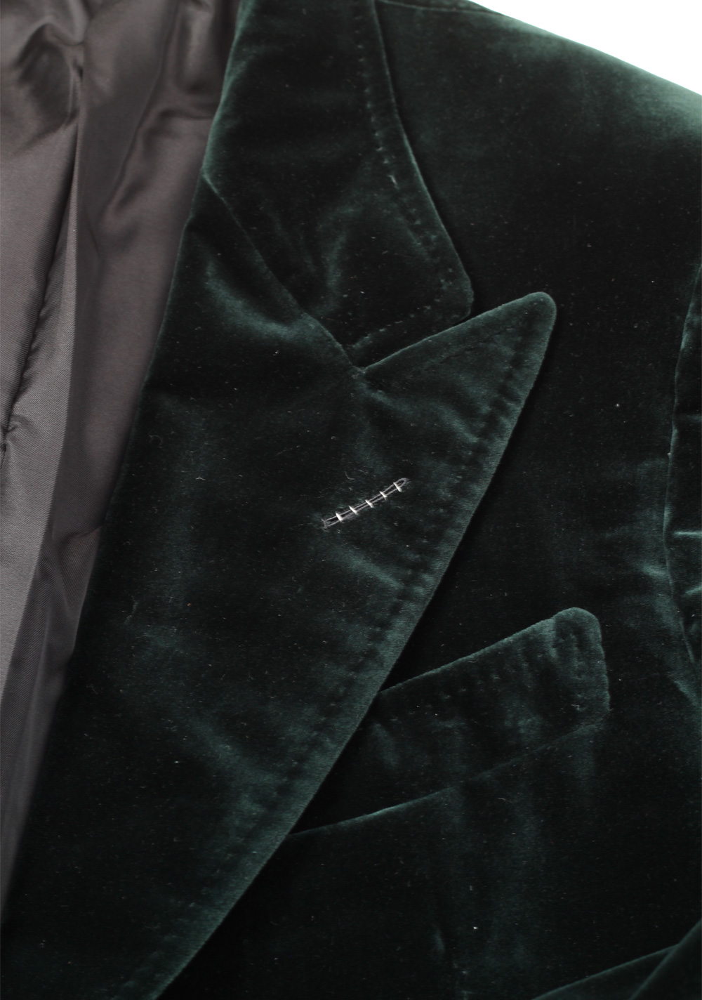 Shelton Velvet Green Sport Coat Size Size 48C / 38S U.S. | Costume Limité