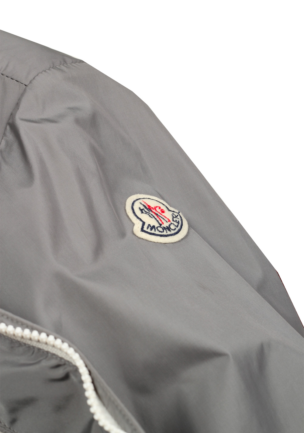Moncler Gray Miroir Zip Front Jacket Coat Size 1 / S / 46 / 36 U.S. | Costume Limité