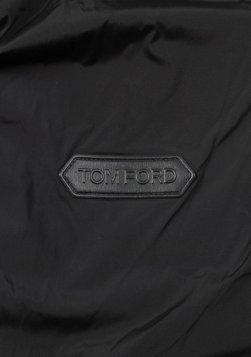 TOM FORD Black James Bond Spectre Knitted Sleeve Bomber Jacket Size 54 / 44R U.S. | Costume Limité
