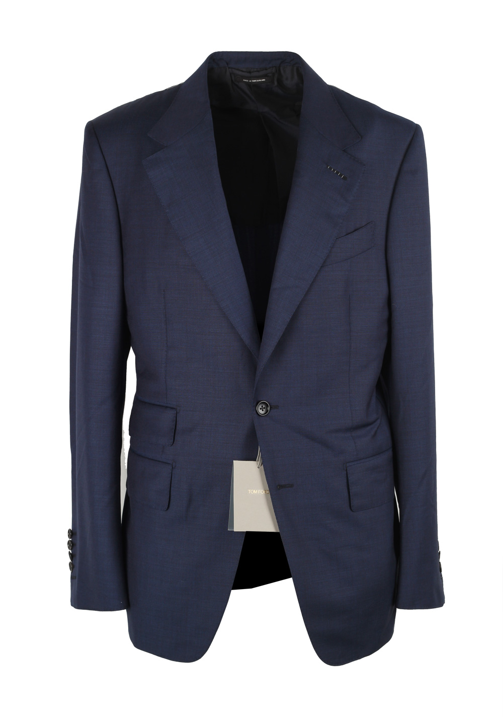 TOM FORD Shelton Blue Suit Size 52 / 42R U.S. In Wool | Costume Limité